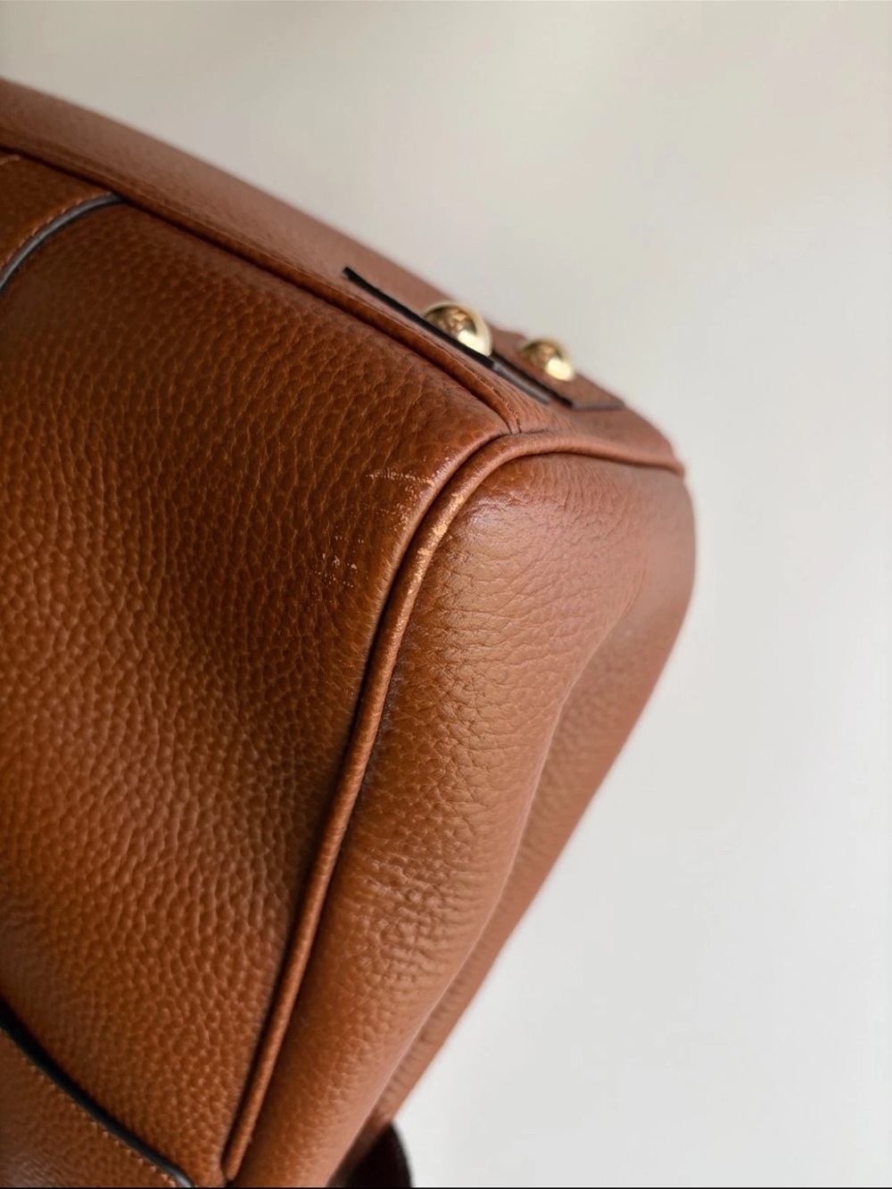 Mulberry Tan Leather Bayswater Satchel with Gold Hardware - Picture 4 of 16